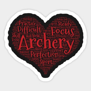 Archery for Girls Archer gifts for women print Sticker